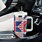 Liberia Christmas Tumbler With Handle Patchwork Style