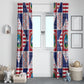 Liberia Christmas Window Curtain Patchwork Style