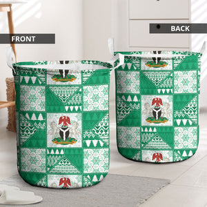 Nigeria Christmas Laundry Basket Patchwork Style