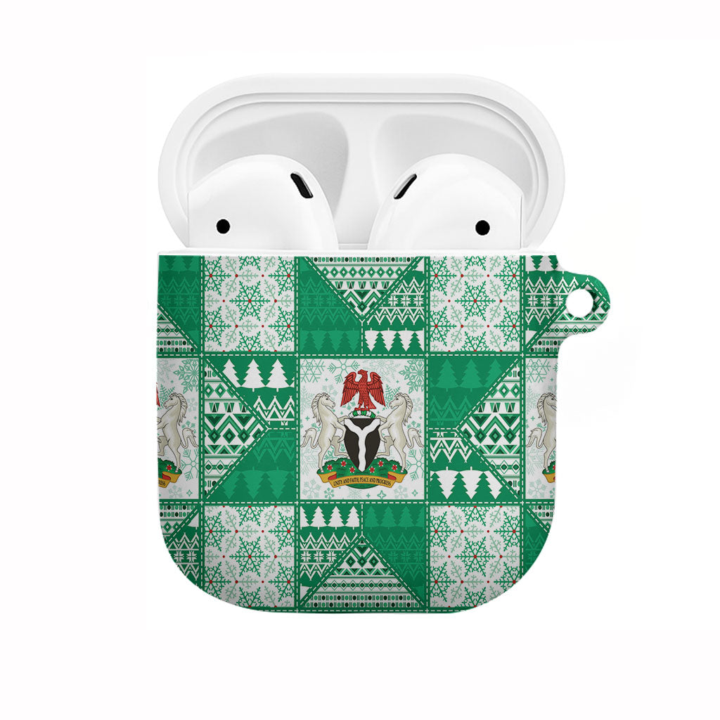 Nigeria Christmas AirPods Case Patchwork Style