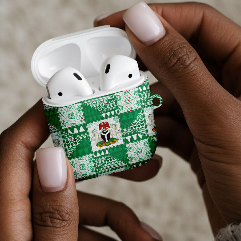 Nigeria Christmas AirPods Case Patchwork Style