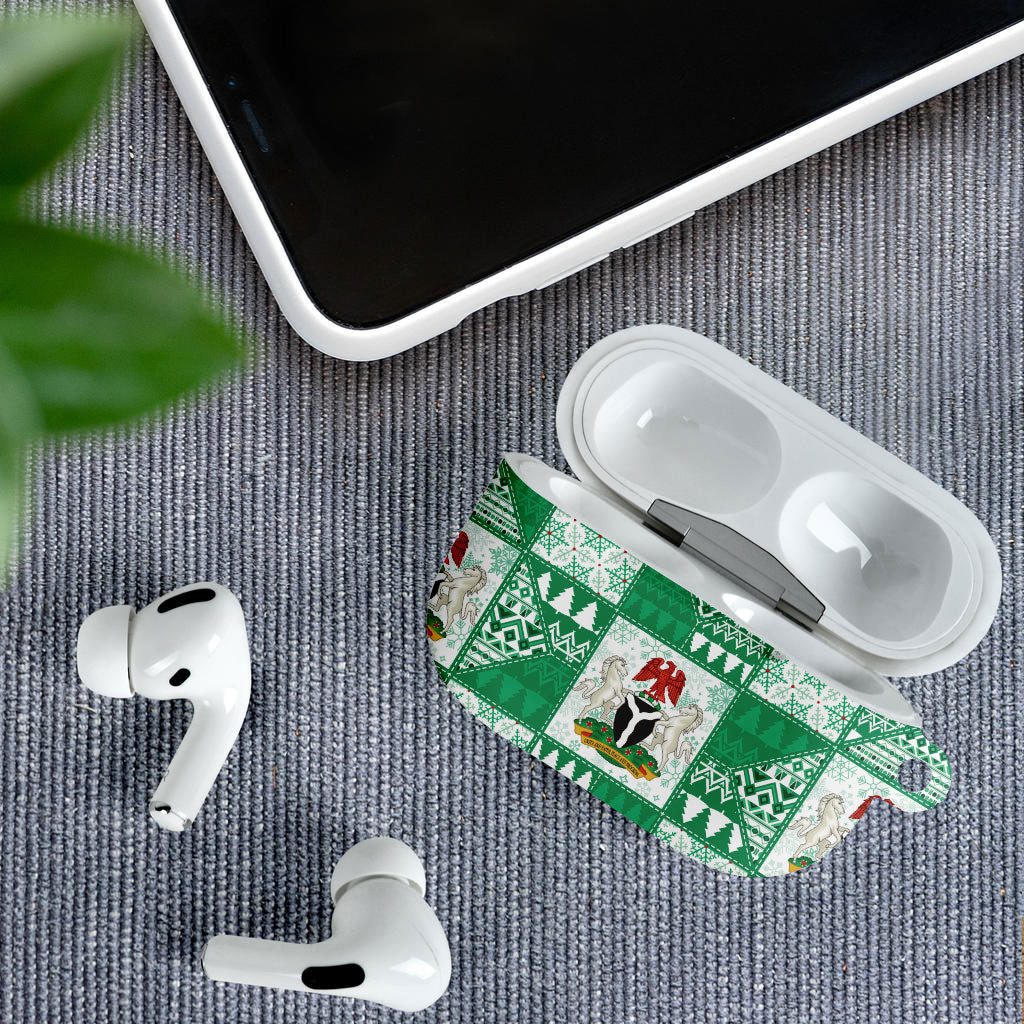 Nigeria Christmas AirPods Case Patchwork Style
