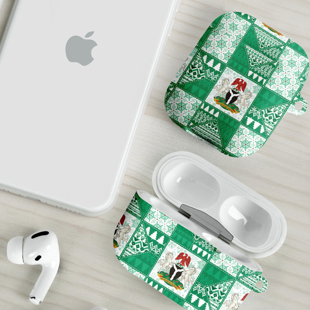 Nigeria Christmas AirPods Case Patchwork Style