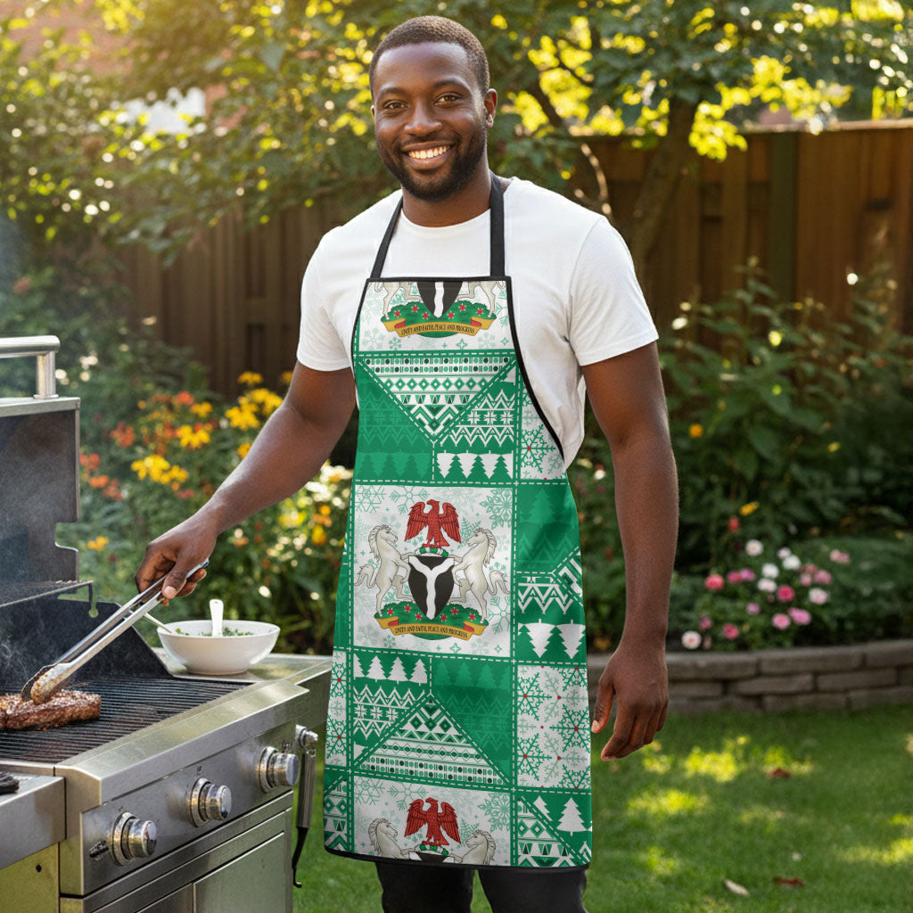 Nigeria Christmas Apron Patchwork Style