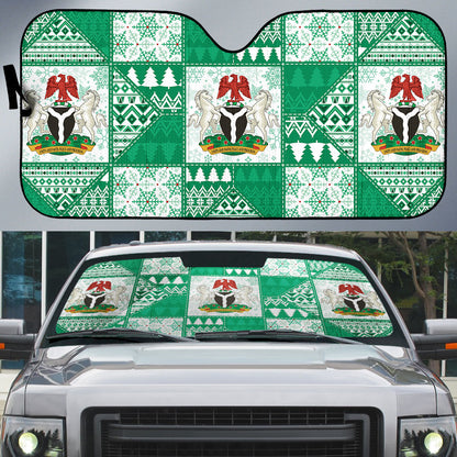 Nigeria Christmas Auto Sun Shade Patchwork Style