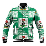 Nigeria Christmas Baseball Jacket Patchwork Style