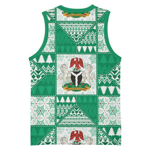 Nigeria Christmas Basketball Jersey Patchwork Style