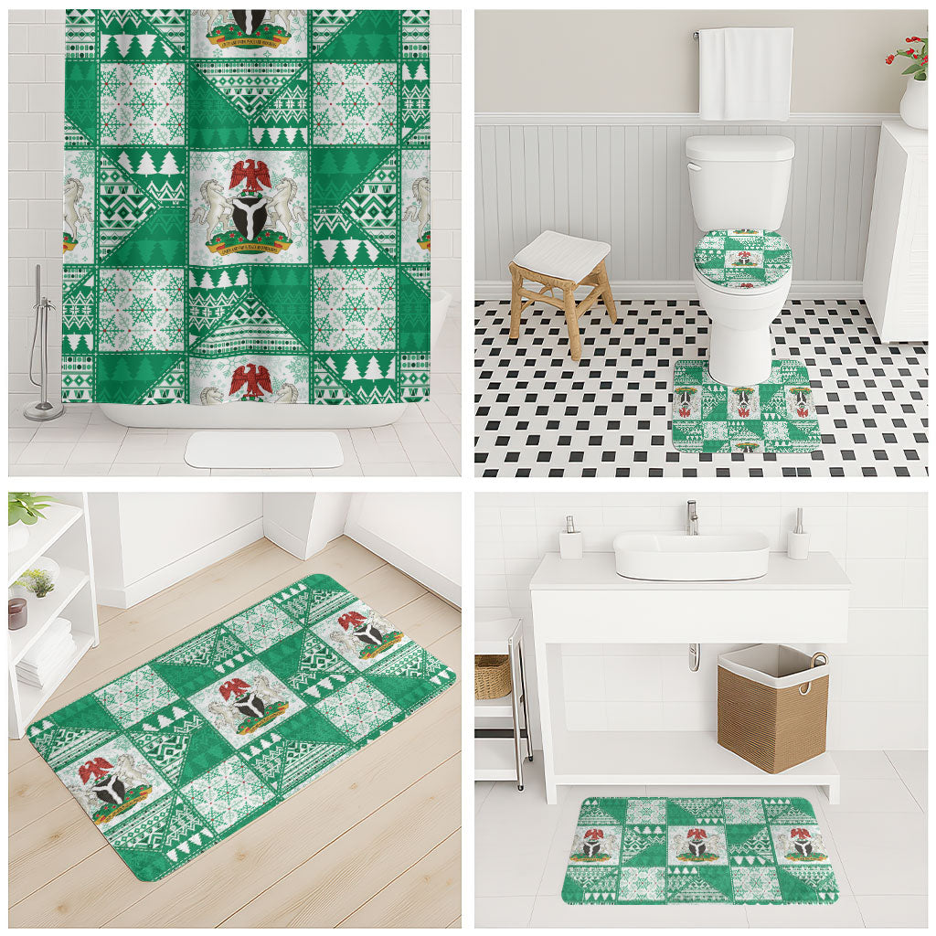 Nigeria Christmas Bathroom Set Patchwork Style
