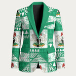Nigeria Christmas Blazer Patchwork Style