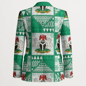 Nigeria Christmas Blazer Patchwork Style