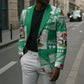 Nigeria Christmas Blazer Patchwork Style