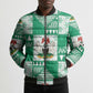Nigeria Christmas Bomber Puffer Jacket Patchwork Style