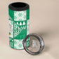 Nigeria Christmas 4 in 1 Can Cooler Tumbler Patchwork Style