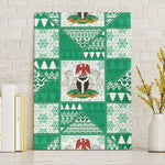 Nigeria Christmas Canvas Wall Art Patchwork Style