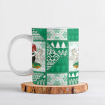 Nigeria Christmas Ceramic Mug Patchwork Style