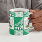 Nigeria Christmas Ceramic Mug Patchwork Style