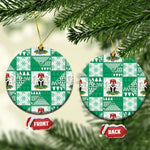 Nigeria Christmas Ceramic Ornament Patchwork Style