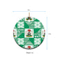 Nigeria Christmas Ceramic Ornament Patchwork Style