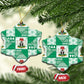 Nigeria Christmas Ceramic Ornament Patchwork Style