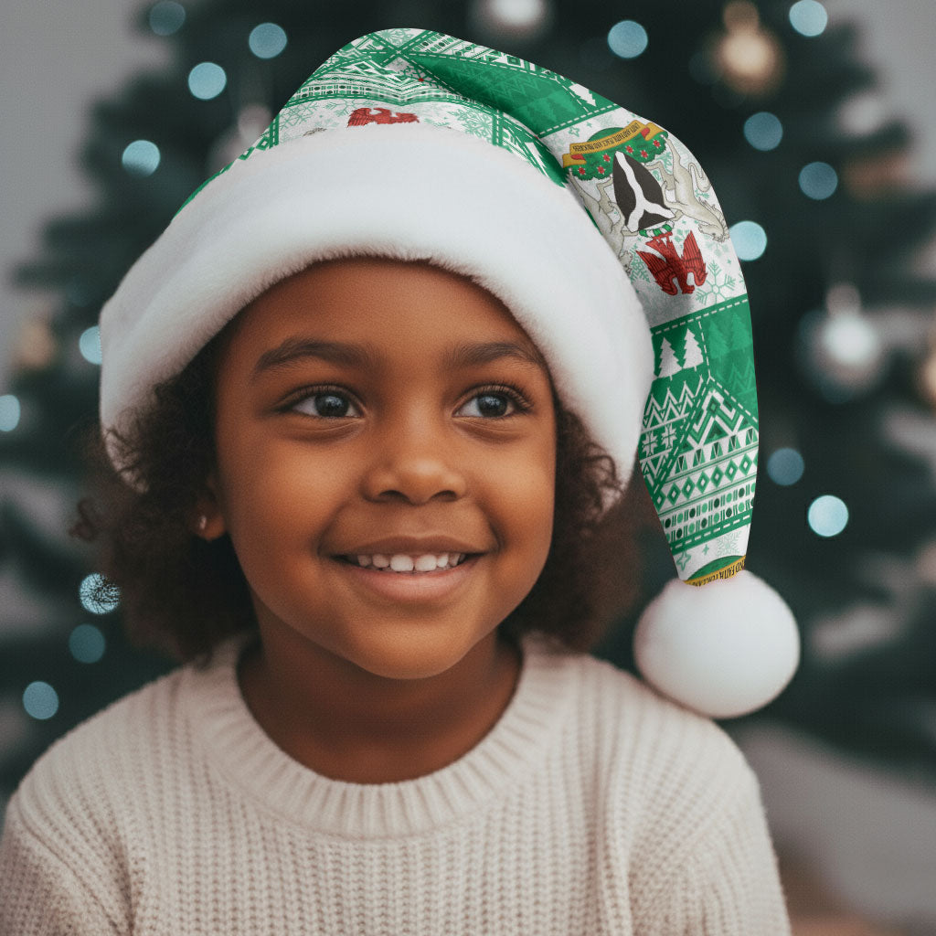 Nigeria Christmas Santa Hat Patchwork Style