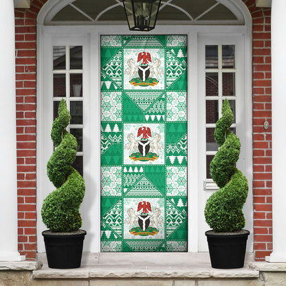 Nigeria Christmas Door Cover Patchwork Style