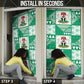 Nigeria Christmas Door Cover Patchwork Style