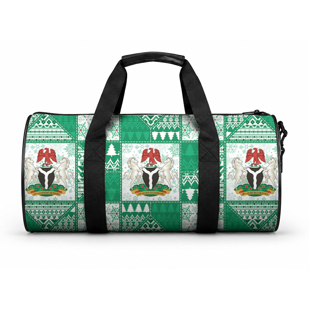 Nigeria Christmas Duffle Bag Patchwork Style