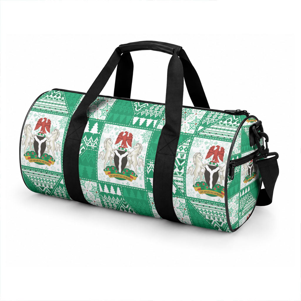 Nigeria Christmas Duffle Bag Patchwork Style