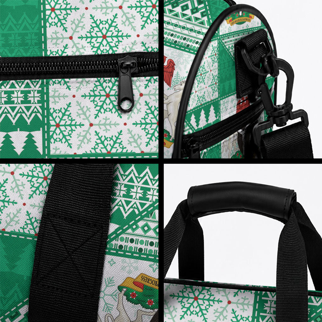 Nigeria Christmas Duffle Bag Patchwork Style