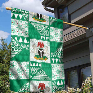 Nigeria Christmas Garden Flag Patchwork Style