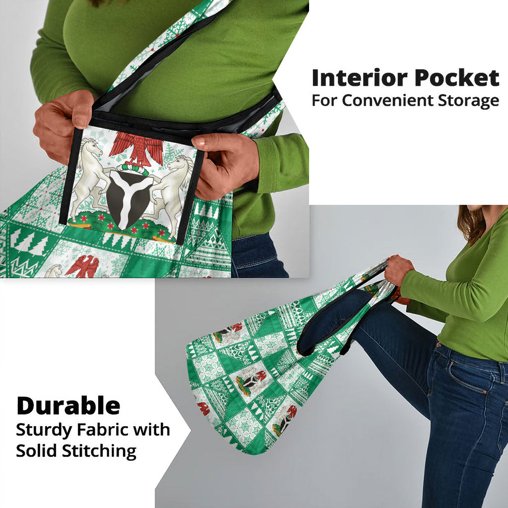 Nigeria Christmas Grocery Bag Patchwork Style