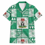 Nigeria Christmas Hawaiian Shirt Patchwork Style