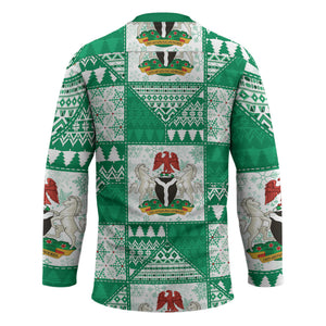 Nigeria Christmas Hockey Jersey Patchwork Style