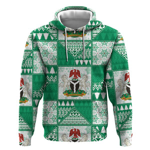 Nigeria Christmas Hoodie Patchwork Style