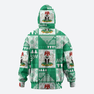 Nigeria Christmas Hoodie Patchwork Style