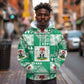 Nigeria Christmas Hoodie Patchwork Style