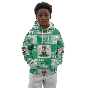 Nigeria Christmas Kid Hoodie Patchwork Style