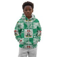 Nigeria Christmas Kid Hoodie Patchwork Style