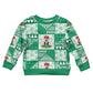 Nigeria Christmas Kid Ugly Christmas Sweater Patchwork Style