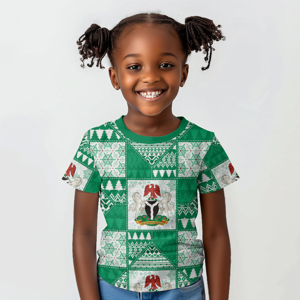 Nigeria Christmas Kid T shirt Patchwork Style