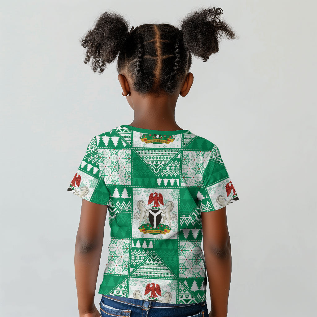 Nigeria Christmas Kid T shirt Patchwork Style