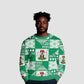 Nigeria Christmas Ugly Christmas Sweater Patchwork Style