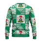 Nigeria Christmas Ugly Christmas Sweater Patchwork Style