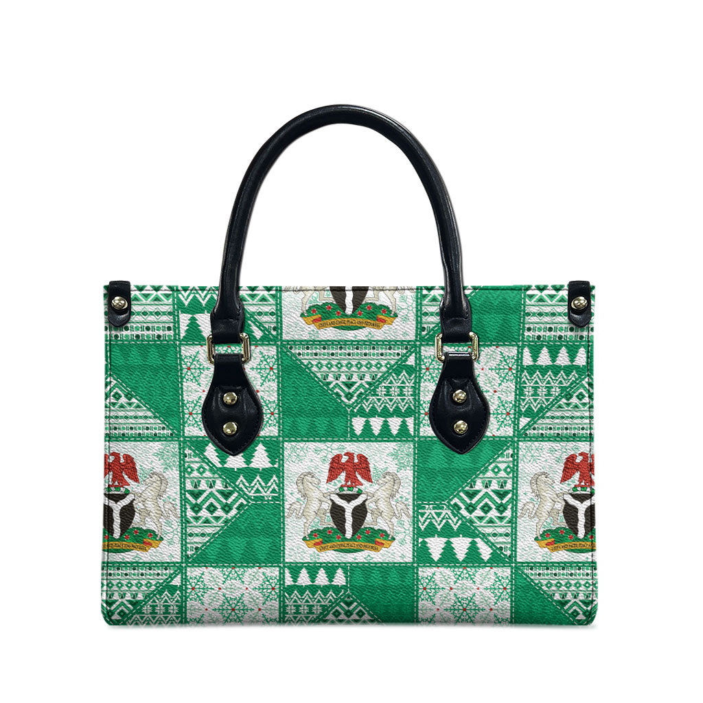 Nigeria Christmas Leather Bag Patchwork Style