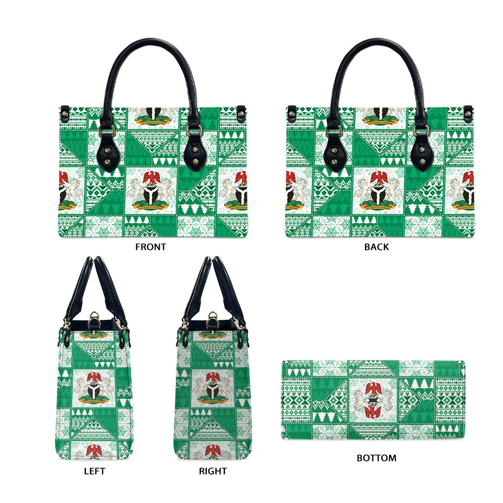 Nigeria Christmas Leather Bag Patchwork Style