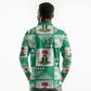 Nigeria Christmas Long Sleeve Polo Shirt Patchwork Style