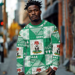 Nigeria Christmas Long Sleeve Shirt Patchwork Style