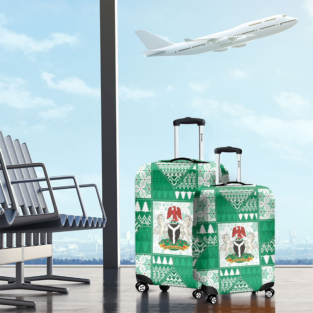 Nigeria Christmas Luggage Cover Patchwork Style