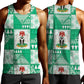 Nigeria Christmas Men Tank Top Patchwork Style