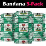 Nigeria Christmas Neck Gaiter Patchwork Style